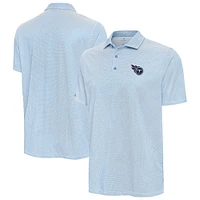 Men's Antigua Powder Blue/White Tennessee Titans Pave Polo