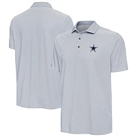 Men's Antigua Navy/White Dallas Cowboys Pave Polo