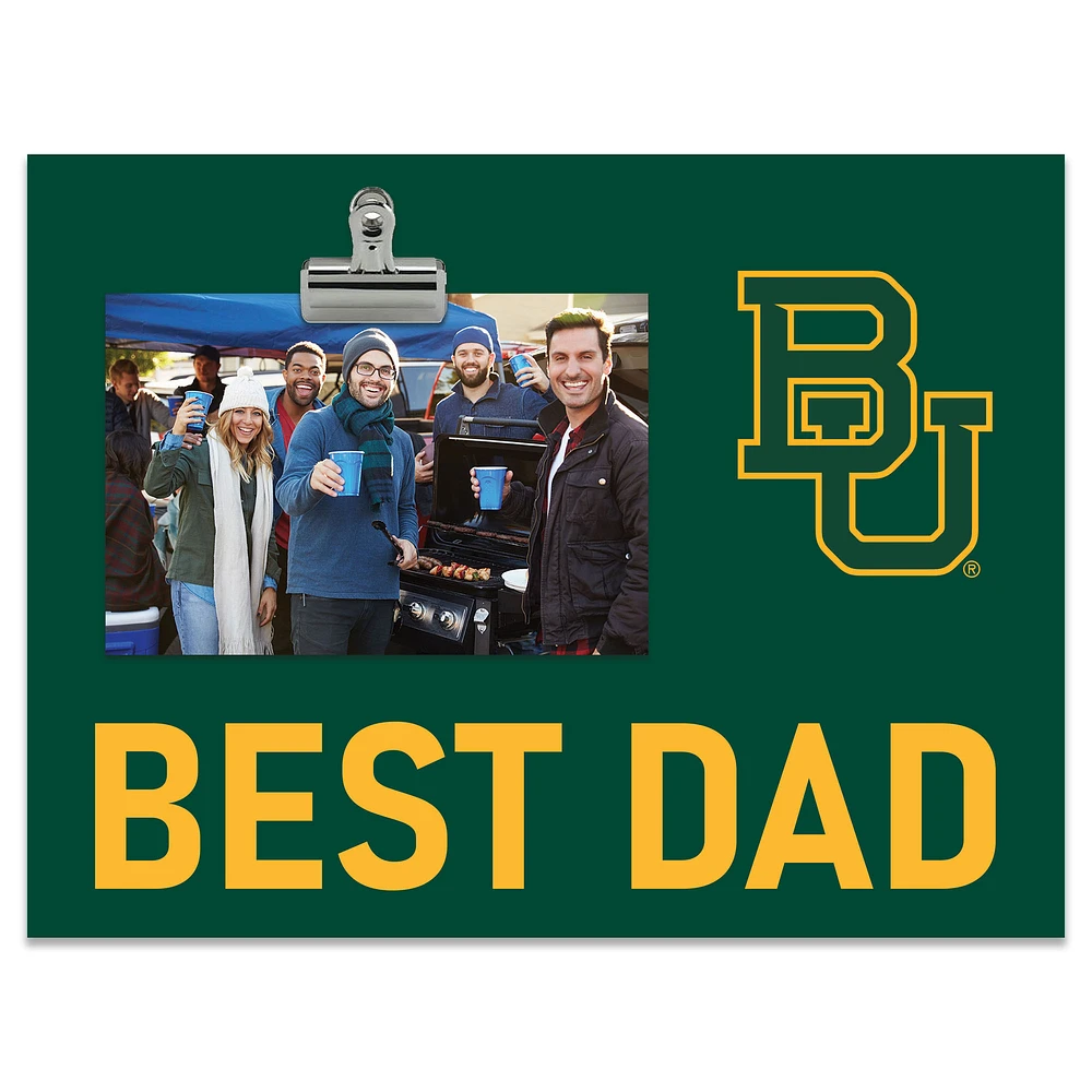 Baylor Bears 8" x 10.5" Briteline Best Dad Clip Frame