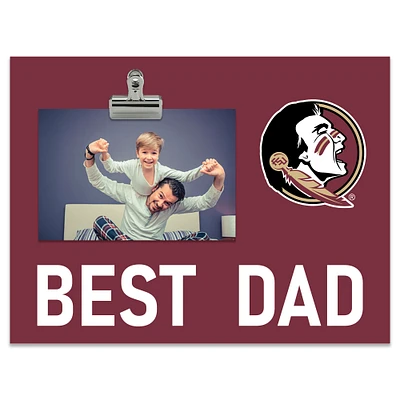 Florida State Seminoles 8" x 10.5" Briteline Best Dad Clip Frame
