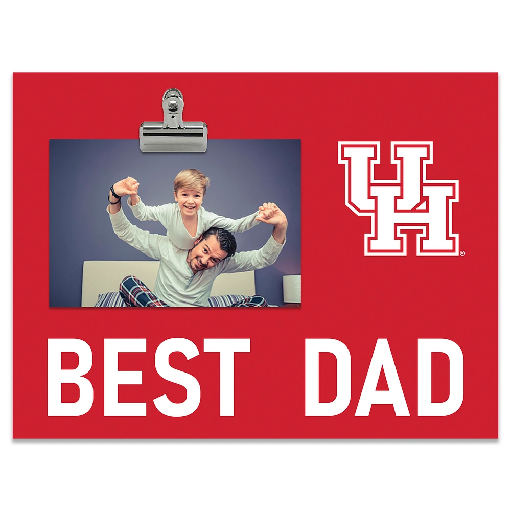Houston Cougars 8" x 10.5" Briteline Best Dad Clip Frame