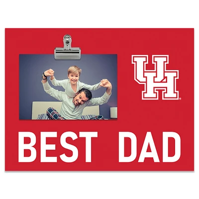 Houston Cougars 8" x 10.5" Briteline Best Dad Clip Frame