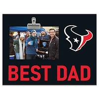 Houston Texans 8" x 10.5" Briteline Best Dad Clip Frame