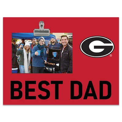Georgia Bulldogs 8" x 10.5" Briteline Best Dad Clip Frame