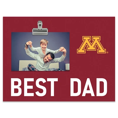 Minnesota Golden Gophers 8" x 10.5" Briteline Best Dad Clip Frame