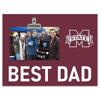 Mississippi State Bulldogs 8" x 10.5" Briteline Best Dad Clip Frame