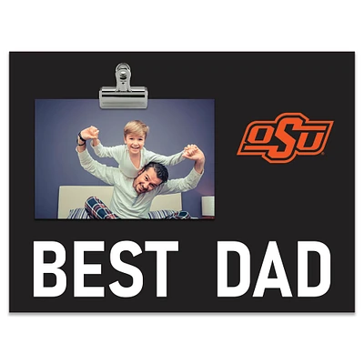 Oklahoma State Cowboys 8" x 10.5" Briteline Best Dad Clip Frame
