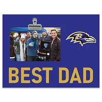 Baltimore Ravens 8" x 10.5" Briteline Best Dad Clip Frame