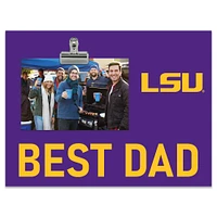 LSU Tigers 8" x 10.5" Briteline Best Dad Clip Frame