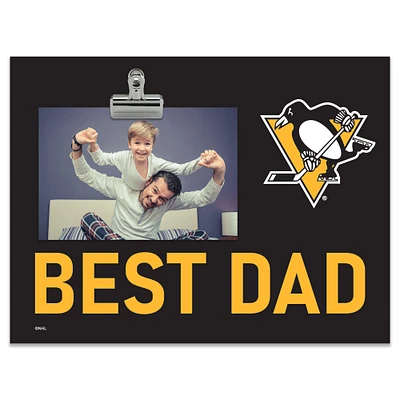 Pittsburgh Penguins 8" x 10.5" Briteline Best Dad Clip Frame