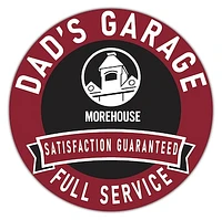 Morehouse Maroon Tigers 16" x 16" Dad's Garage Wood Sign