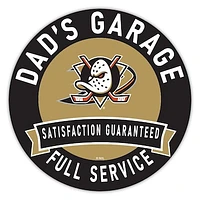 Anaheim Ducks 16" Dad's Garage Wood Sign