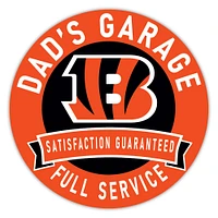Cincinnati Bengals 16" Dad's Garage Wood Sign