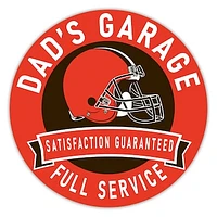 Cleveland Browns 16" Dad's Garage Wood Sign