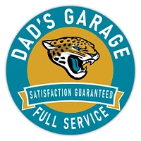 Jacksonville Jaguars 16" Dad's Garage Wood Sign