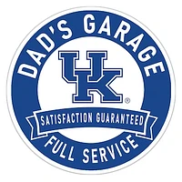 Kentucky Wildcats 16" Dad's Garage Wood Sign