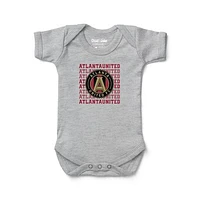 Newborn & Infant Chad Jake Heather Gray Atlanta United FC Retro Bodysuit