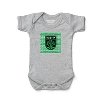 Newborn & Infant Chad Jake Heather Gray Austin FC Retro Bodysuit