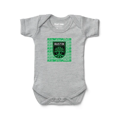 Newborn & Infant Chad Jake Heather Gray Austin FC Retro Bodysuit