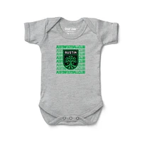 Newborn & Infant Chad Jake Heather Gray Austin FC Retro Bodysuit