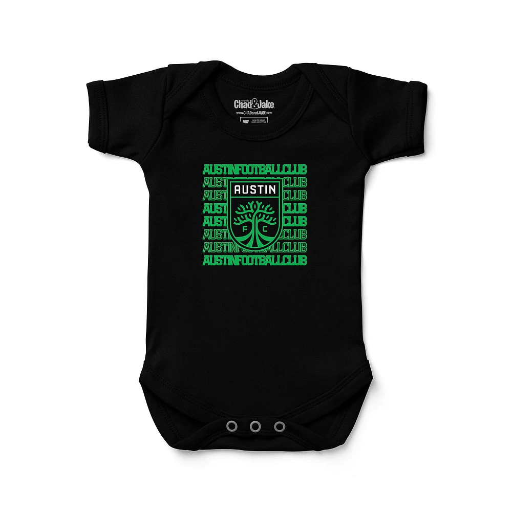 Newborn & Infant Chad Jake Black Austin FC Retro Bodysuit