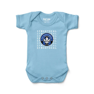 Newborn & Infant Chad Jake Light Blue CF Montreal Retro Bodysuit