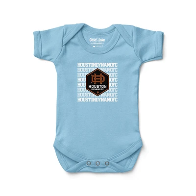 Newborn & Infant Chad Jake Light Blue Houston Dynamo FC Retro Bodysuit