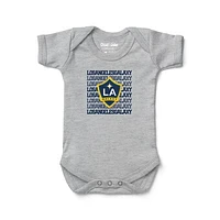 Newborn & Infant Chad Jake Heather Gray LA Galaxy Retro Bodysuit