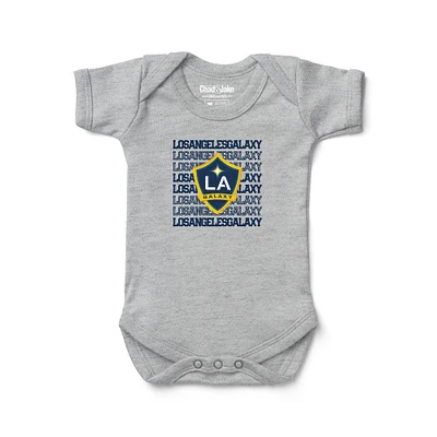 Newborn & Infant Chad Jake Heather Gray LA Galaxy Retro Bodysuit