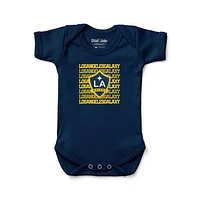 Newborn & Infant Chad Jake Navy LA Galaxy Retro Bodysuit