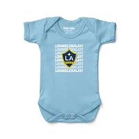 Newborn & Infant Chad Jake Light Blue LA Galaxy Retro Bodysuit