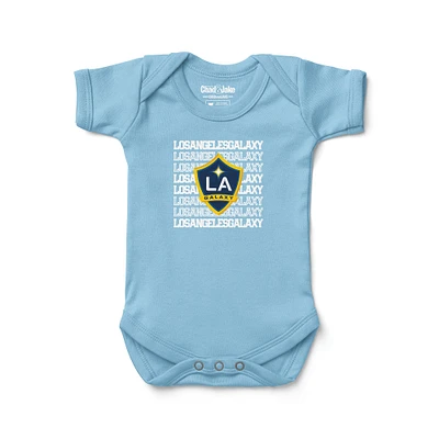 Newborn & Infant Chad Jake Light Blue LA Galaxy Retro Bodysuit