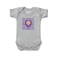 Newborn & Infant Chad Jake Heather Gray Orlando City SC Retro Bodysuit