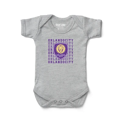 Newborn & Infant Chad Jake Heather Gray Orlando City SC Retro Bodysuit