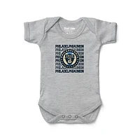Newborn & Infant Chad Jake Heather Gray Philadelphia Union Retro Bodysuit