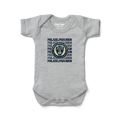 Newborn & Infant Chad Jake Heather Gray Philadelphia Union Retro Bodysuit