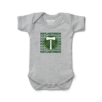 Newborn & Infant Chad Jake Heather Gray Portland Timbers Retro Bodysuit