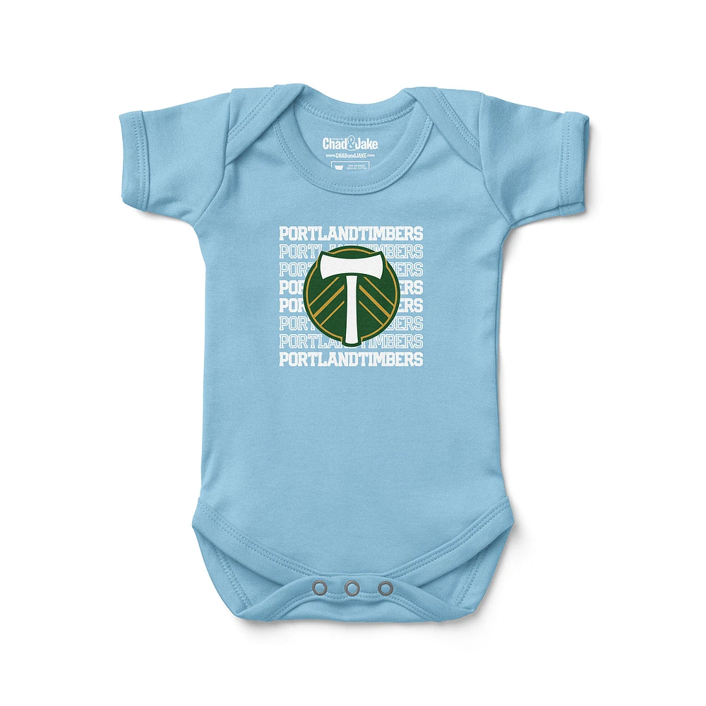 Newborn & Infant Chad Jake Light Blue Portland Timbers Retro Bodysuit