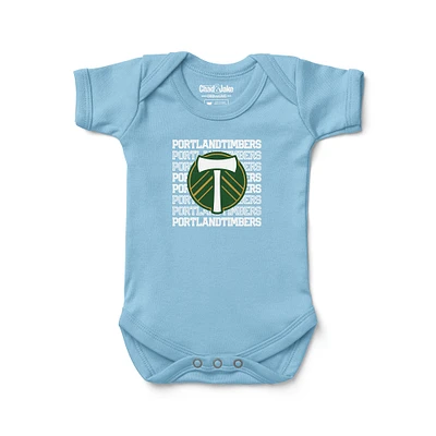 Newborn & Infant Chad Jake Light Blue Portland Timbers Retro Bodysuit