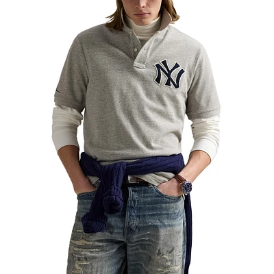 Polo Ralph Lauren  Heather Gray Yankees Shirt