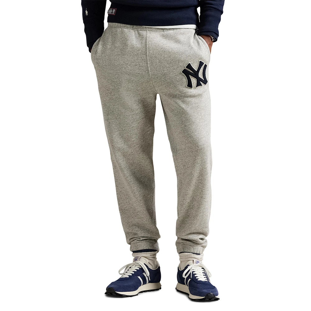 Polo Ralph Lauren Heather Gray Yankees Sweatpants