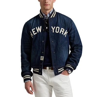 Polo Ralph Lauren  Navy Yankees Denim Jacket