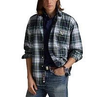 Polo Ralph Lauren  Navy Yankees Flannel Oxford Shirt