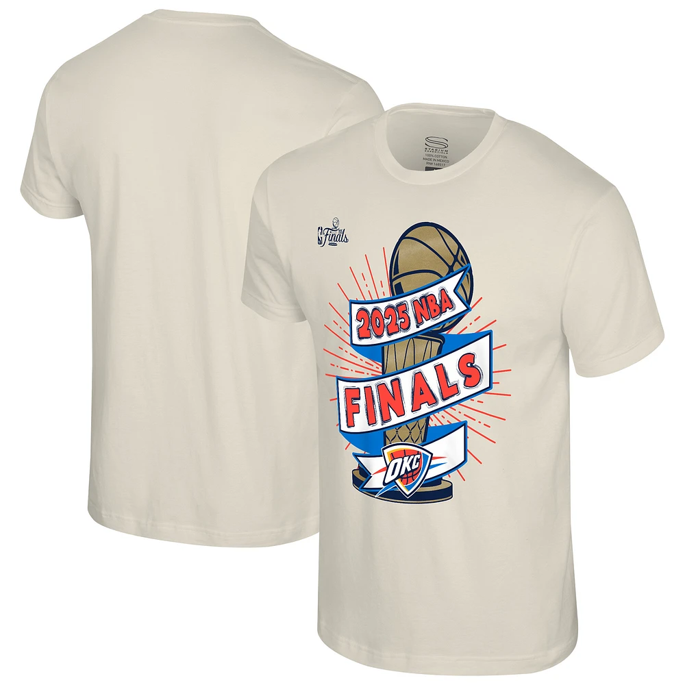 Unisex Stadium Essentials Cream Oklahoma City Thunder 2025 NBA Finals Clutch T-Shirt
