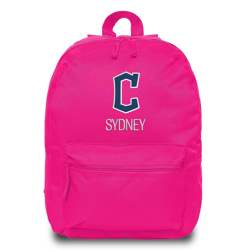 Youth Chad & Jake Cleveland Guardians Personalized Block C Backpack