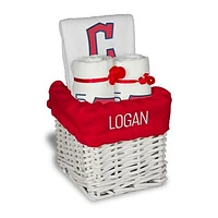 Chad & Jake Red Cleveland Guardians Personalized Block C Small Gift Basket