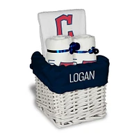 Chad & Jake Navy Cleveland Guardians Personalized Block C Small Gift Basket