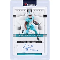 Tyreek Hill Miami Dolphins Autographed 2023 Panini Impeccable Impeccable Stars #9 #6/25 Card
