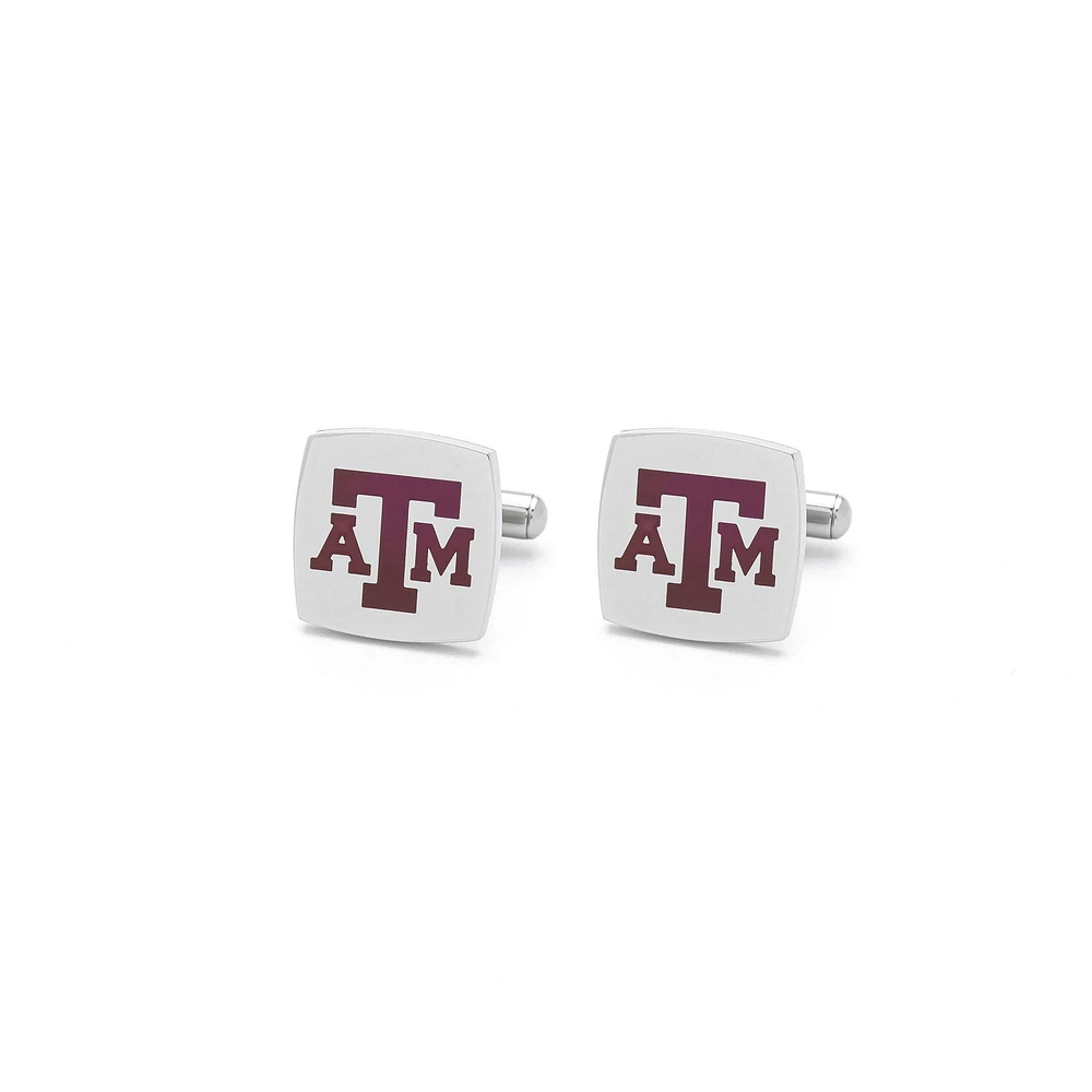 FanDrip Silver Texas A&M Aggies Cufflinks