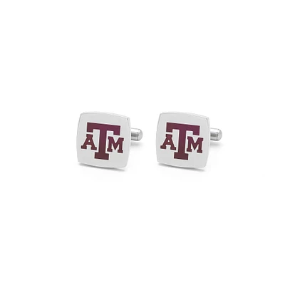 FanDrip Silver Texas A&M Aggies Cufflinks